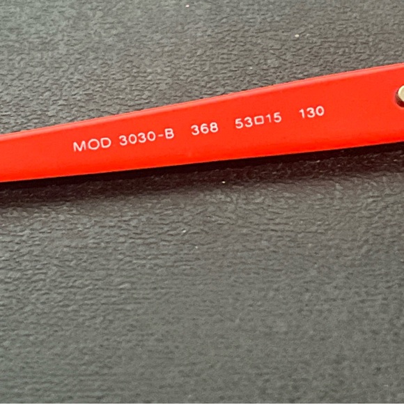 Versace Womens Rectangular Frame Eyeglasses Reading Glasses Red *FRAMES ONLY* - Picture 11 of 11